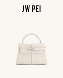 JW PEI Elise Vintage Leather Crossbody Bags for Women Designer Female Small Flap Shoulder Underarm Bag Armpit Handbags Purses