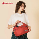 Fouvor Women's Nylon Bag 2025 New Fashion Large Capacity Shoulder Bags Oxford Handbag Ladies Casual Travel Canvas Tote 2587-10