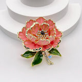 New Cute Vivid Flying Bird Brooch Ladies  Animal Hummingbird Phoenix Pigeon Crane Flamingo Pin Buckle Party Leisure