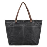 MUCHUAN Original new port wind tote bag boys canvas bag large capacity travel bag trend retro shoulder bag handbag