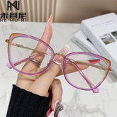 2025 new ultra-light glasses frame student anti-blue light glasses for women photochromic reading glasses