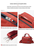 Fouvor Women's Nylon Bag 2025 New Fashion Large Capacity Shoulder Bags Oxford Handbag Ladies Casual Travel Canvas Tote 2587-10