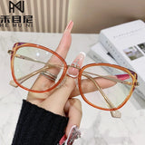 2025 new ultra-light glasses frame student anti-blue light glasses for women photochromic reading glasses