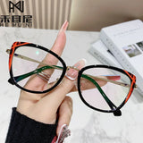 2025 new ultra-light glasses frame student anti-blue light glasses for women photochromic reading glasses