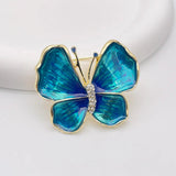 New Cute Vivid Flying Bird Brooch Ladies  Animal Hummingbird Phoenix Pigeon Crane Flamingo Pin Buckle Party Leisure