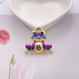 New Cute Vivid Flying Bird Brooch Ladies  Animal Hummingbird Phoenix Pigeon Crane Flamingo Pin Buckle Party Leisure