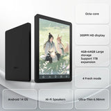Bigme ereader B6 6'' e-ink ebook reader, Android 14 with Google Play, 300PPI 36-level front light electronic book, 4+64GB E-Book