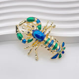 New Cute Vivid Flying Bird Brooch Ladies  Animal Hummingbird Phoenix Pigeon Crane Flamingo Pin Buckle Party Leisure