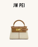 JW PEI Elise Vintage Leather Crossbody Bags for Women Designer Female Small Flap Shoulder Underarm Bag Armpit Handbags Purses