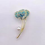 New Cute Vivid Flying Bird Brooch Ladies  Animal Hummingbird Phoenix Pigeon Crane Flamingo Pin Buckle Party Leisure