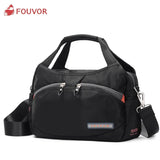 Fouvor Women's Nylon Bag 2025 New Fashion Large Capacity Shoulder Bags Oxford Handbag Ladies Casual Travel Canvas Tote 2587-10