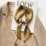100% Silk Scarf Women Mulberry Luxury High Quality Square Fashion Print Hair Neckerchief Lady Shawl Wraps Hijab Bandana Scarves
