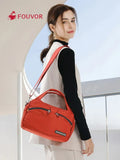 Fouvor Women's Nylon Bag 2025 New Fashion Large Capacity Shoulder Bags Oxford Handbag Ladies Casual Travel Canvas Tote 2587-10