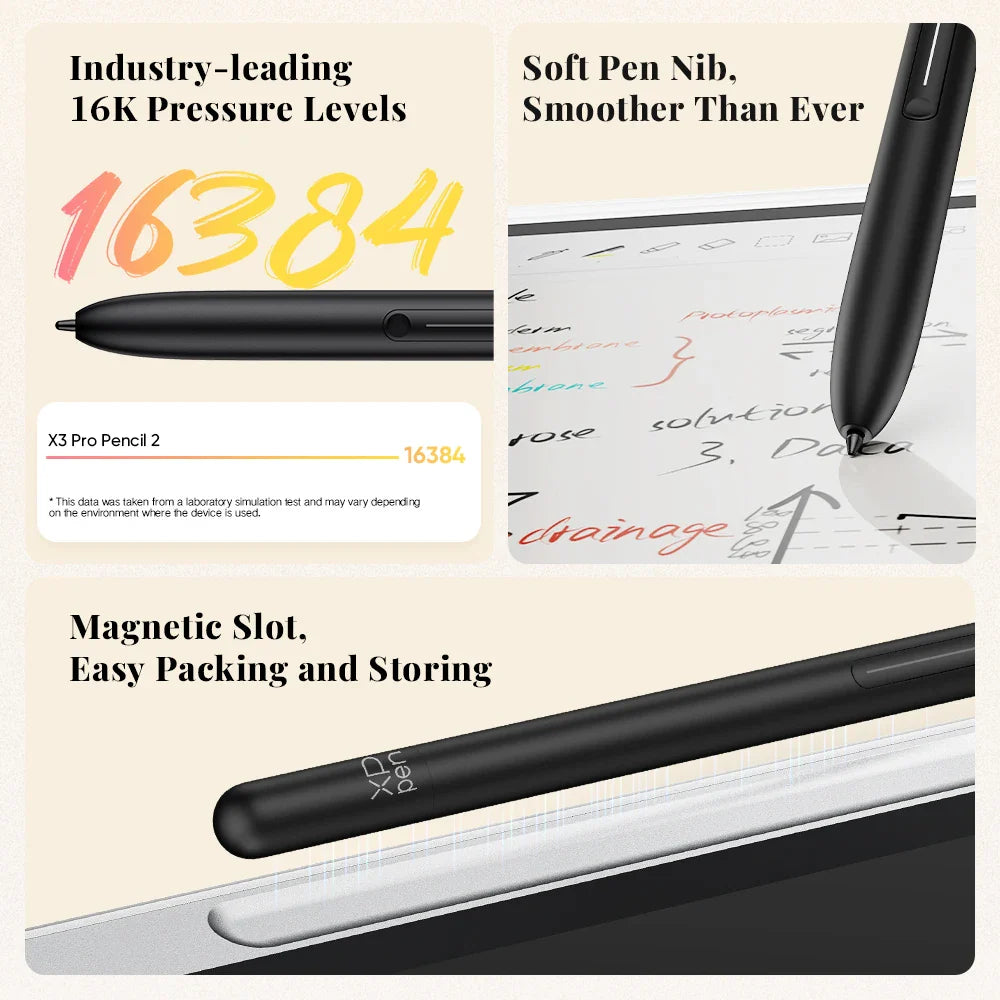 XPPen Magic Note Pad Android 14 White Graphic Tablet Business Digital Writing Notebook Pad 3-in-1 Color Ink Paper E-book Reader