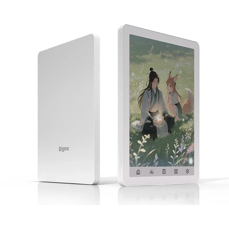 Bigme ereader B6 6'' e-ink ebook reader, Android 14 with Google Play, 300PPI 36-level front light electronic book, 4+64GB E-Book