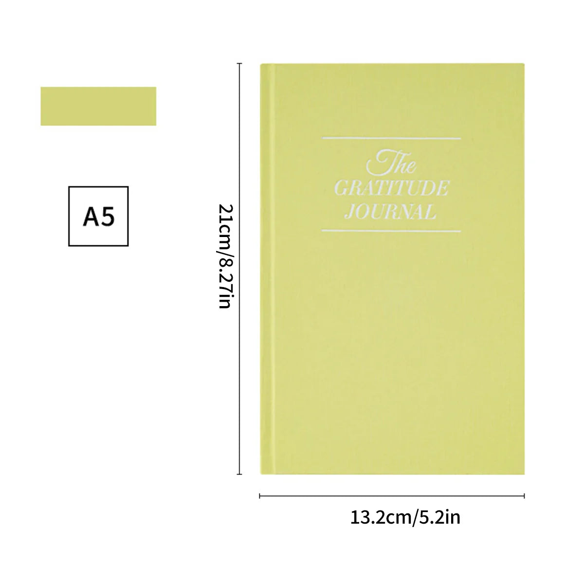 Gratitude Journal Goal Setting School Student Daily Diary Punching Schedule Guided Prompts for Reflection Anxiety Relief