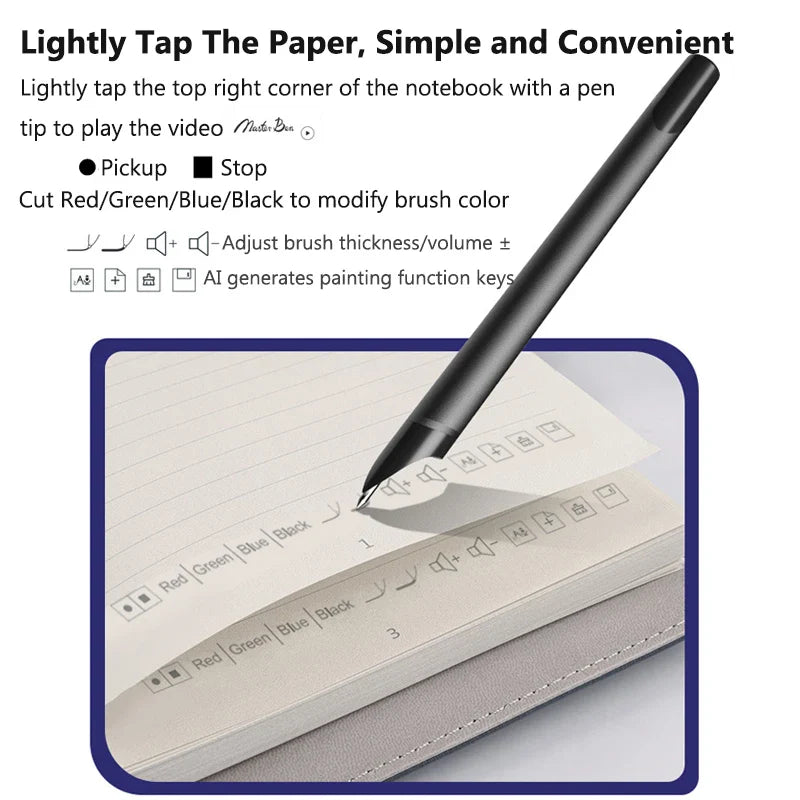 Digital Handwriting Note Book Smart Sync Pen Diary Writing Set Cloud Notebook AI,Voice Drawing Bluetooth Real-time Transmission