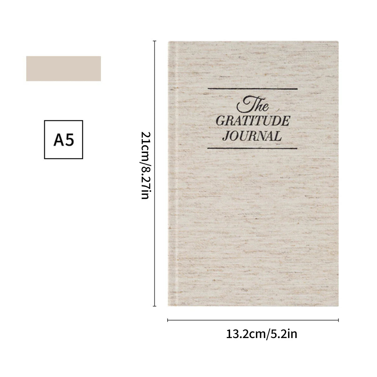 Gratitude Journal Goal Setting School Student Daily Diary Punching Schedule Guided Prompts for Reflection Anxiety Relief