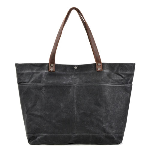 MUCHUAN Original new port wind tote bag boys canvas bag large capacity travel bag trend retro shoulder bag handbag