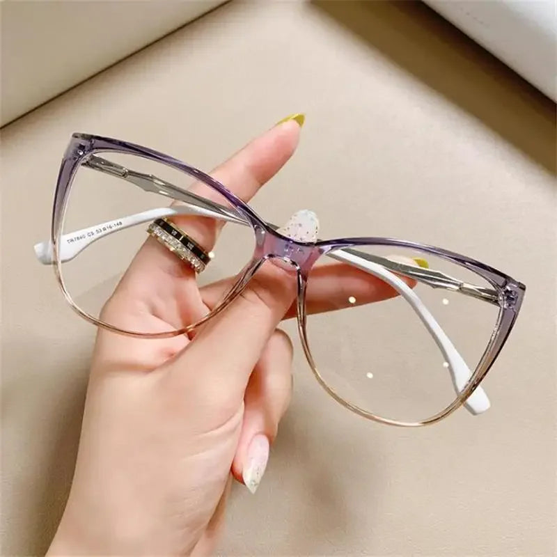 Fashion Reading Glasses Blue Light Protection Female Decorative Eyeglasses Frames Presbyopia Computer Glasses Окуляри Жіночі