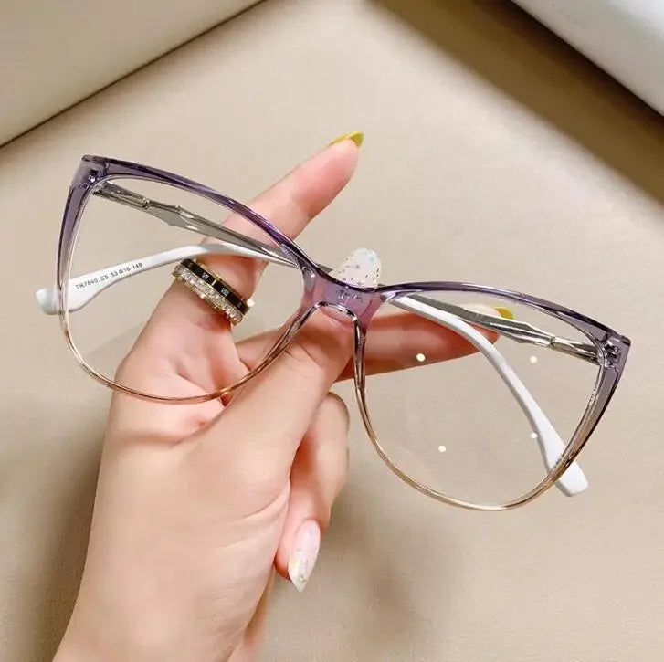 Fashion Reading Glasses Blue Light Protection Female Decorative Eyeglasses Frames Presbyopia Computer Glasses Окуляри Жіночі