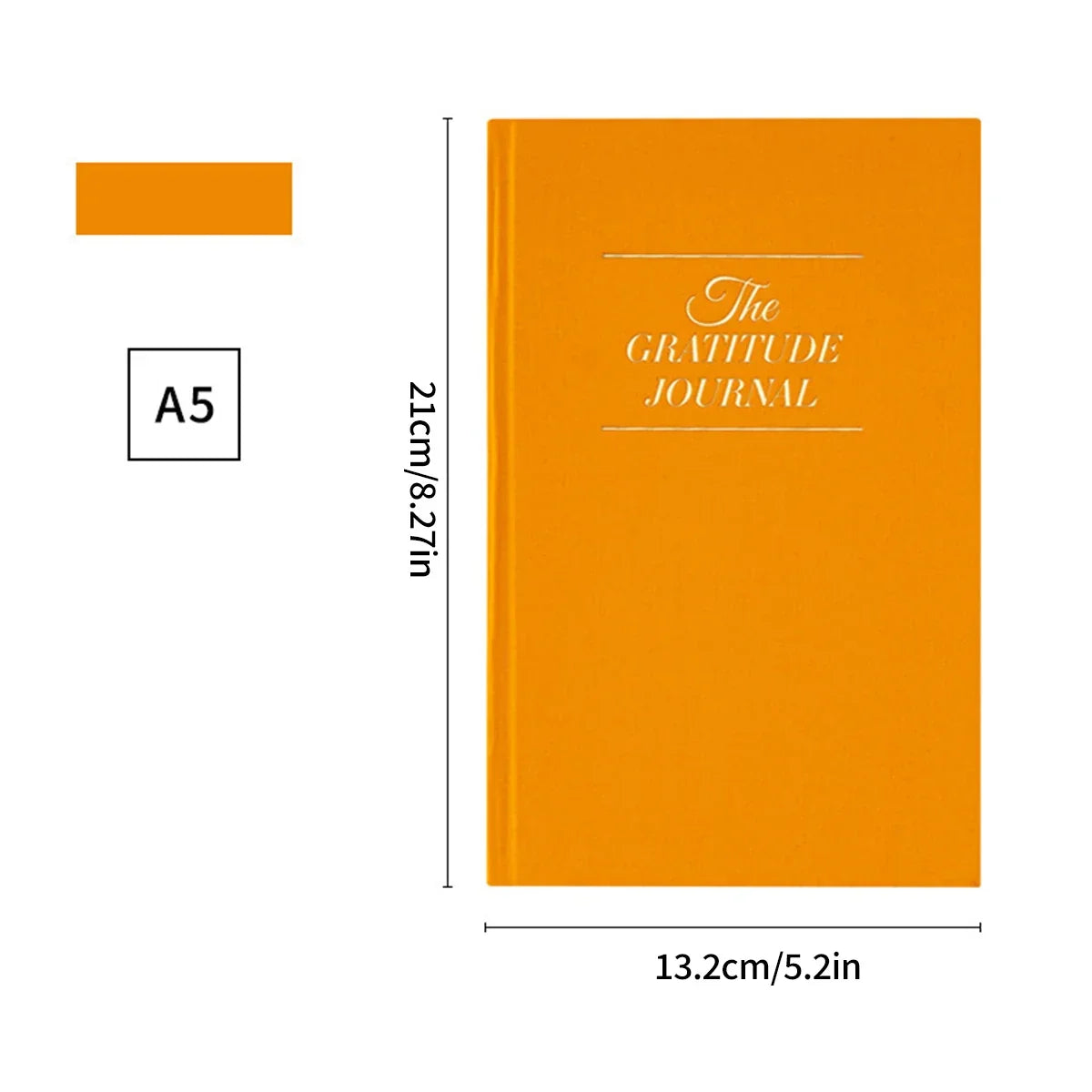 Gratitude Journal Goal Setting School Student Daily Diary Punching Schedule Guided Prompts for Reflection Anxiety Relief