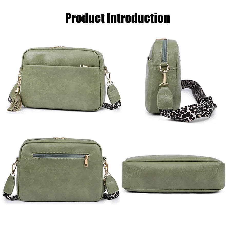 Crossbody Bags Purses for Women, Leather Cross Body Bags with Adjustable Strap, Women's Shoulder Handbags 2024
