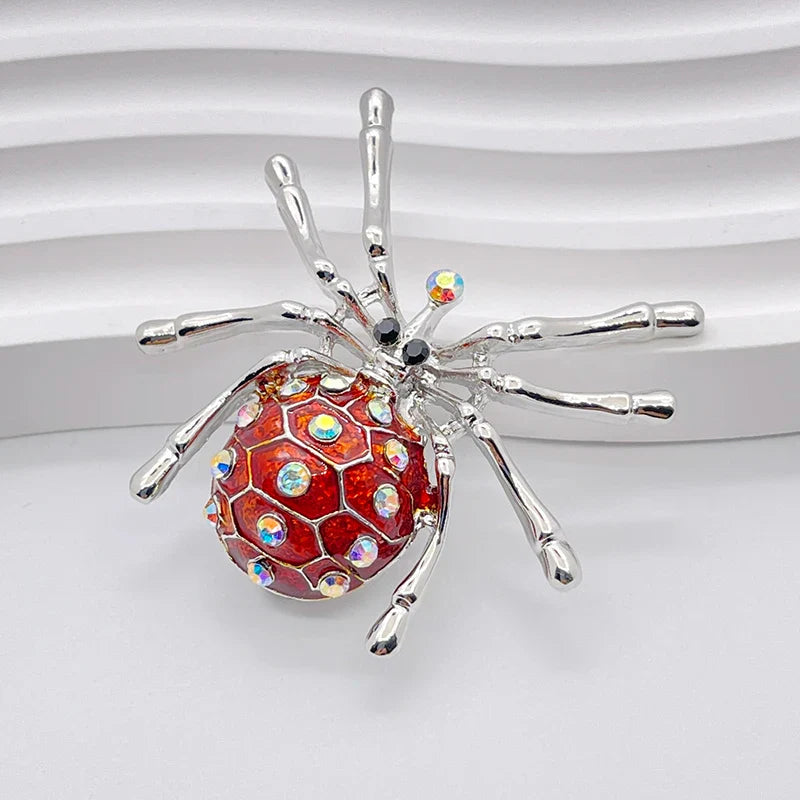 New Cute Vivid Flying Bird Brooch Ladies  Animal Hummingbird Phoenix Pigeon Crane Flamingo Pin Buckle Party Leisure