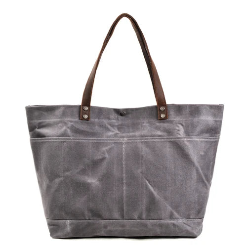 MUCHUAN Original new port wind tote bag boys canvas bag large capacity travel bag trend retro shoulder bag handbag