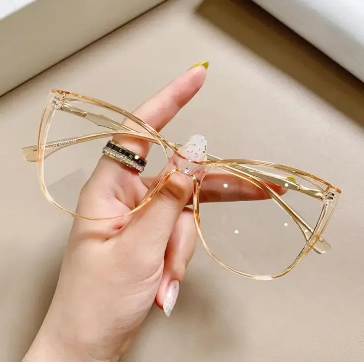 Fashion Reading Glasses Blue Light Protection Female Decorative Eyeglasses Frames Presbyopia Computer Glasses Окуляри Жіночі