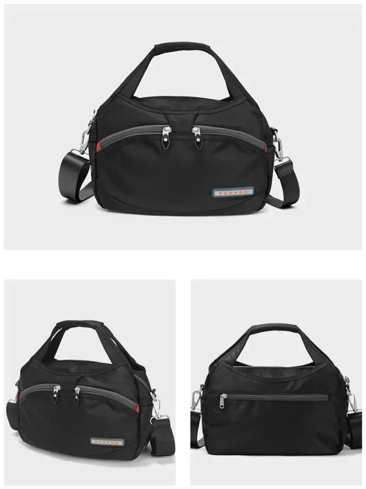 Fouvor Women's Nylon Bag 2025 New Fashion Large Capacity Shoulder Bags Oxford Handbag Ladies Casual Travel Canvas Tote 2587-10